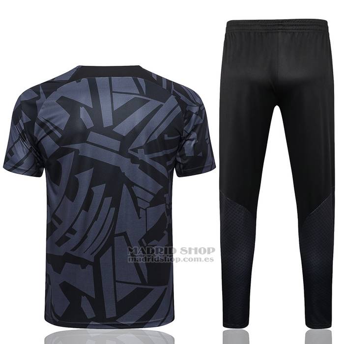 Chandal del Paris Saint-Germain Manga Corta 2022-2023 Gris